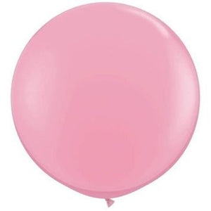 36 Inch Giant Round Pink Latex Balloons (Premium Helium Quality) Pkg/10 by TUFTEX