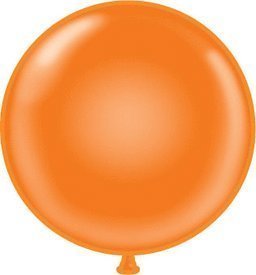 60" Orange Latex Balloon