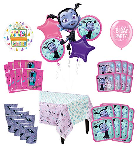 Mayflower Products Vampirina Birthday Party Supplies 8 Guest Decoration Kit and Balloon Bouquet