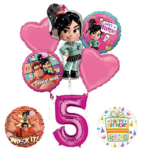 Wreck It Ralph 5th Birthday Party Supplies Balloon Bouquet Decorations