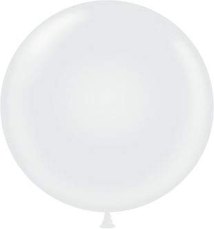 60 inch White Giant Latex Balloon - Qty 1