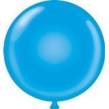 36 Inch Giant Round Blue Latex Balloons (Premium Helium Quality) Pkg/10 by TUFTEX
