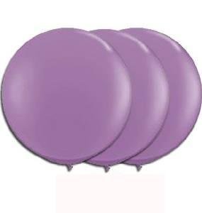 36 Inch Giant Round lavender Latex Balloons by TUFTEX (Premium Helium Quality) Pkg/3