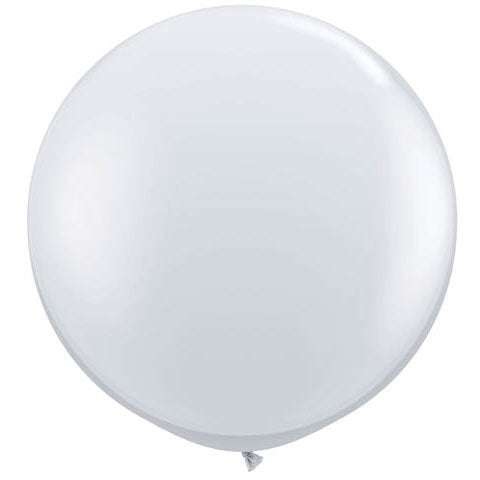 36 Inch Giant Round Crystal Clear Latex Balloons by TUFTEX (Premium Helium Quality) Pkg/3