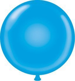 60" Blue Latex Balloon