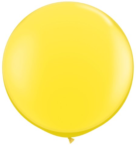 72 inch Yellow Giant Latex Balloon - Qty 1