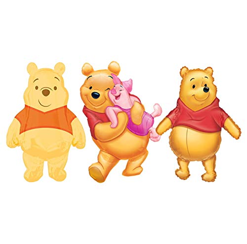 Mayflower Products Winnie The Pooh 3 pc Jumbo Foil Balloon Party Supplies and Decorations