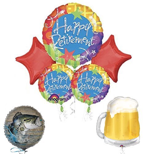 Retirement Party Supplies and Balloon Bouquet Decoration Kit 