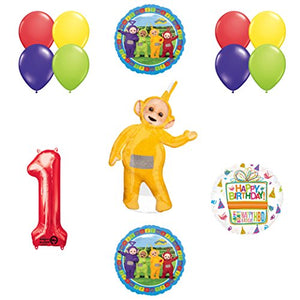 Teletubbies 1st birthday LAA-LAA Balloon Birthday Party supplies and Decorations