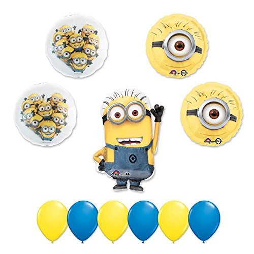 DESPICABLE ME 2 MINIONS 11 pc PARTY Extension Balloon Kit