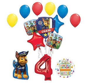 Chase and Friends 4th Birthday 14 pc Balloon Bouquet Decorations