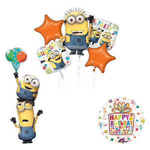 Despicable Me 3 Minions Stacker Birthday Party Supplies and balloon Decorations