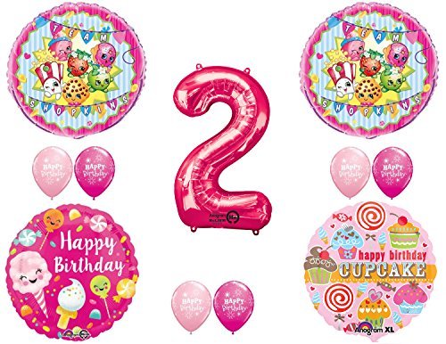 SHOPKINS 2nd BIRTHDAY PARTY Balloons Decorations Supplies kit