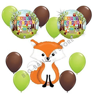 Woodland Creatures 11pc Fox Balloon Party Kit by Betallic
