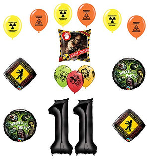 Mayflower Products Zombies Party Supplies 11th Birthday The Walking Dead Balloon Bouquet Decorations