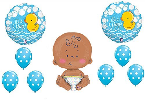 IT'S A BOY RUBBER DUCKY 24" CELEBRATE BABY SHOWER Balloons Decorations Supplies Duck