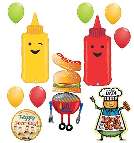 Fathers Day Dads Birthday Party Supplies BBQ Balloon decorations