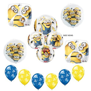 New! Despicable Me Minions ORBZ Birthday Party Supplies balloon Decoration kit