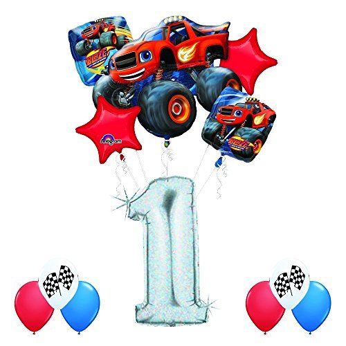 Blaze and the Monster Machines 1st Birthday Balloon Decoration Kit