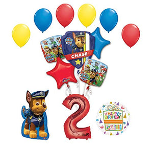 Chase and Friends 2nd Birthday 14 pc Balloon Bouquet Decorations