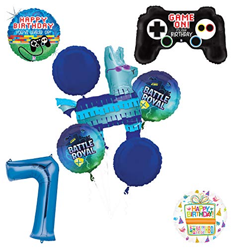 Mayflower Products Battle Royal 7th Birthday Party Supplies Balloons Bouquet Decorations