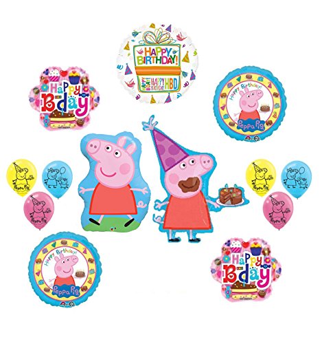 Peppa Pig Pink Birthday Party Supplies   kit