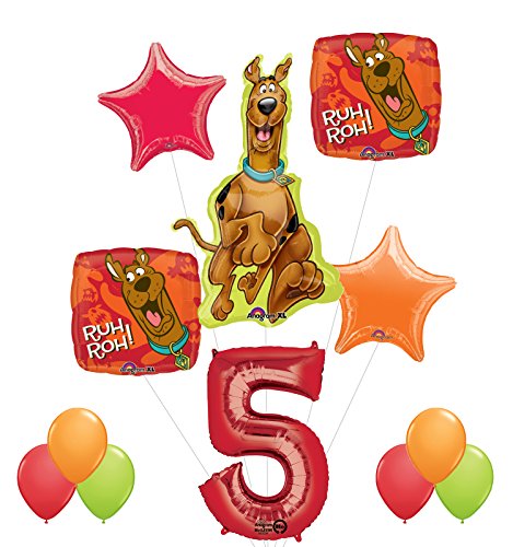 Scooby Doo 5th Birthday Party Supplies and Balloon Decorations