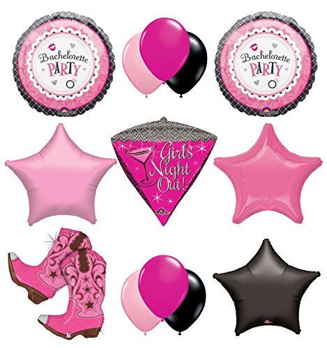 Bachelorette Party Supplies and Balloon Decorations "Cowgirls Night Out!"