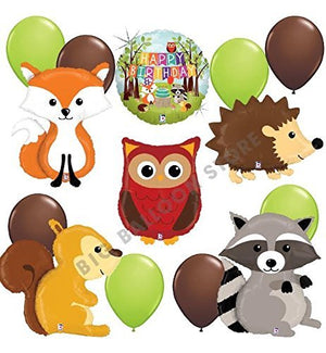 Woodland Critters Ultimate 14pc Balloon Party Kit