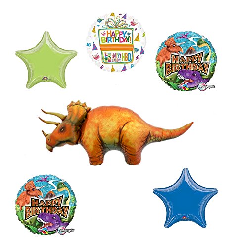 Dinosaur Birthday Party Supplies Triceratops Balloon Bouquet Decorations