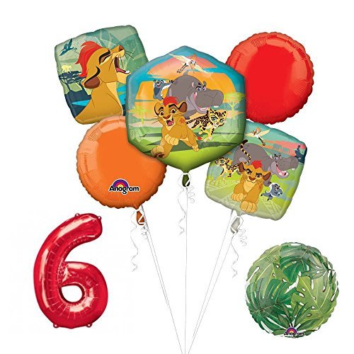 Lion Guard Lion King 6th Birthday Party Balloon Decoration supplies