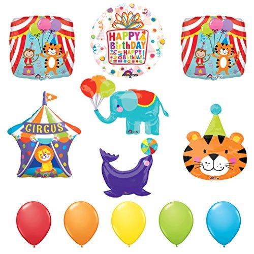 The ULTIMATE Circus Animal Birthday Party Supplies Decoration Balloon Kit
