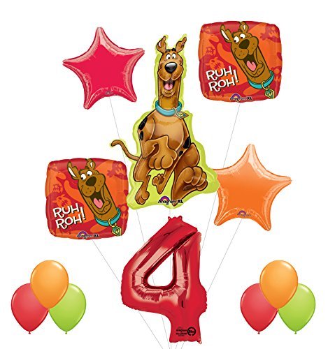 Scooby Doo 4th Birthday Party Supplies and Balloon Decorations