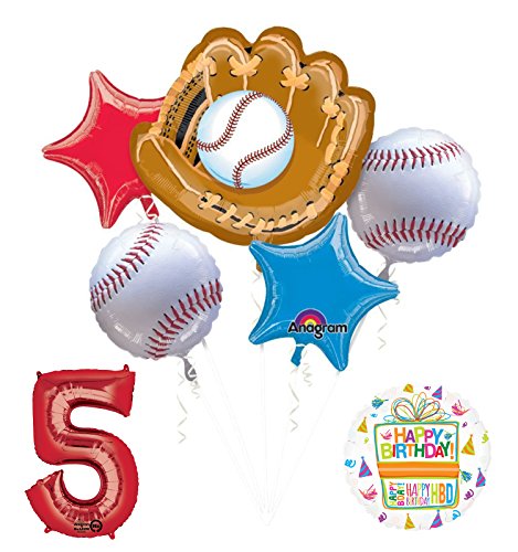 Baseball 5th Birthday Party Supplies