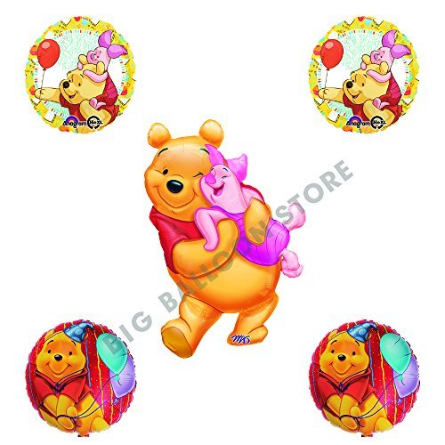 Winnie The Pooh and Piglet Party Balloon Bouquet