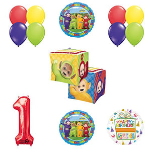 Teletubbies 1st birthday CUBZ Balloon Birthday Party supplies and Decorations