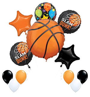 Mayflower Products Basketball Party Supplies Nothin' But Net Birthday Balloon Bouquet Decorations