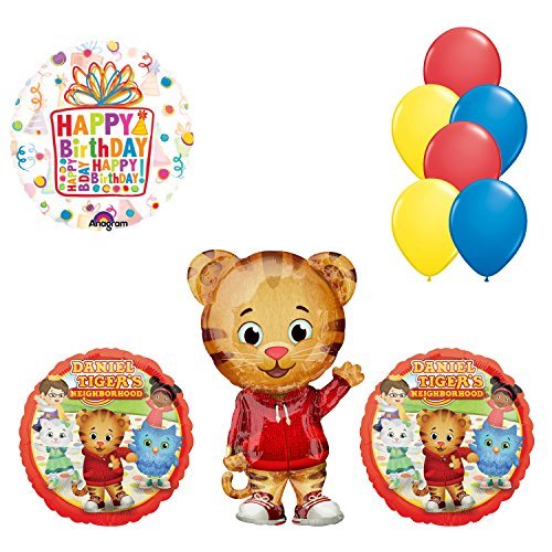 Daniel Tiger Neighborhood Birthday Party Supplies and Balloon Decorations