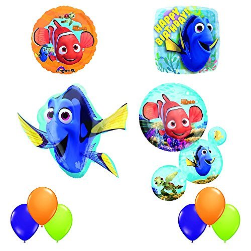 Finding Dory and Nemo Ultimate 10 pc Birthday Party Balloon Decorating Kit