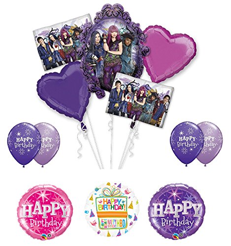 The Descendants Birthday Party Supplies and Balloon Bouquet Decorations