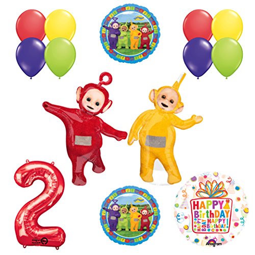 Teletubbies 2nd birthday LAA-LAA & PO Balloon Birthday Party supplies and Decorations