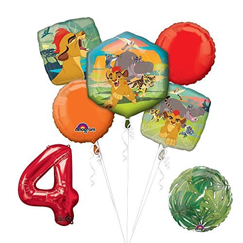 Lion Guard Lion King 4th Birthday Party Balloon Decoration supplies