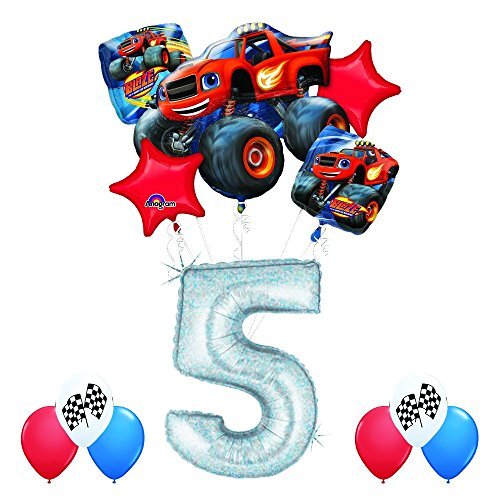 Blaze and the Monster Machines 5th Birthday Balloon Decoration Kit by Anagram