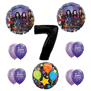 Disney The Descendants 7th Happy Birthday Party supplies Balloon Decoration Kit