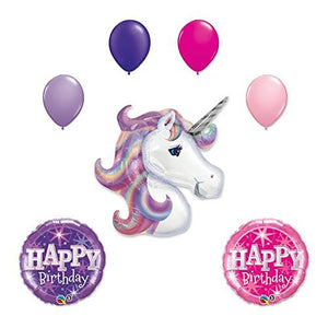 Lavender Unicorn Birthday Party Balloon bouquet