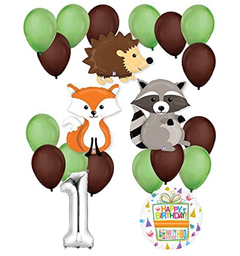 Woodland Critters Creatures 1st Birthday Party Supplies