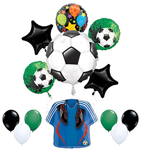 Mayflower Products Soccer Party Supplies Goal Getter Birthday and Jersey Balloon Bouquet Decorations