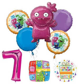Mayflower Products Ugly Dolls 7th Birthday Party Supplies Balloon Bouquet Decorations