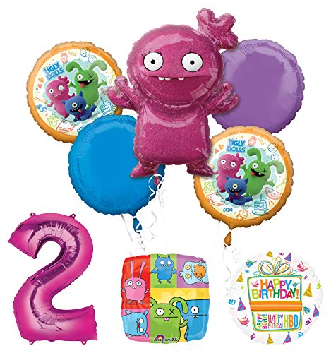 Mayflower Products Ugly Dolls 2nd Birthday Party Supplies Balloon Bouquet Decorations