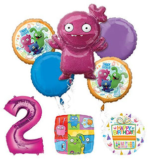 Mayflower Products Ugly Dolls 2nd Birthday Party Supplies Balloon Bouquet Decorations